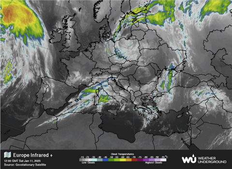 Meteosat IP (Infrarot)