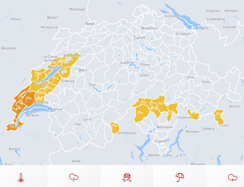 Alle Warnungen Schweiz